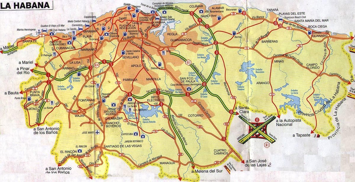 cuba. kgm แผนที่คิวบา