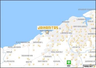 แผนที่ของ jaimanitas คิวบา