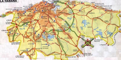 Cuba. kgm แผนที่คิวบา